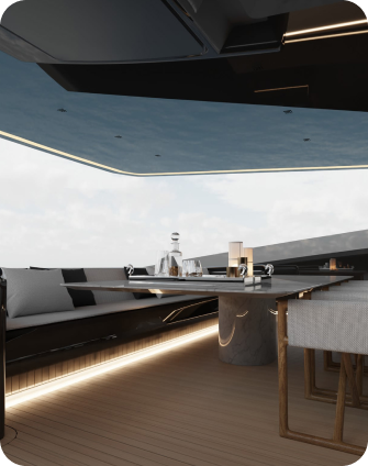 yacht inside